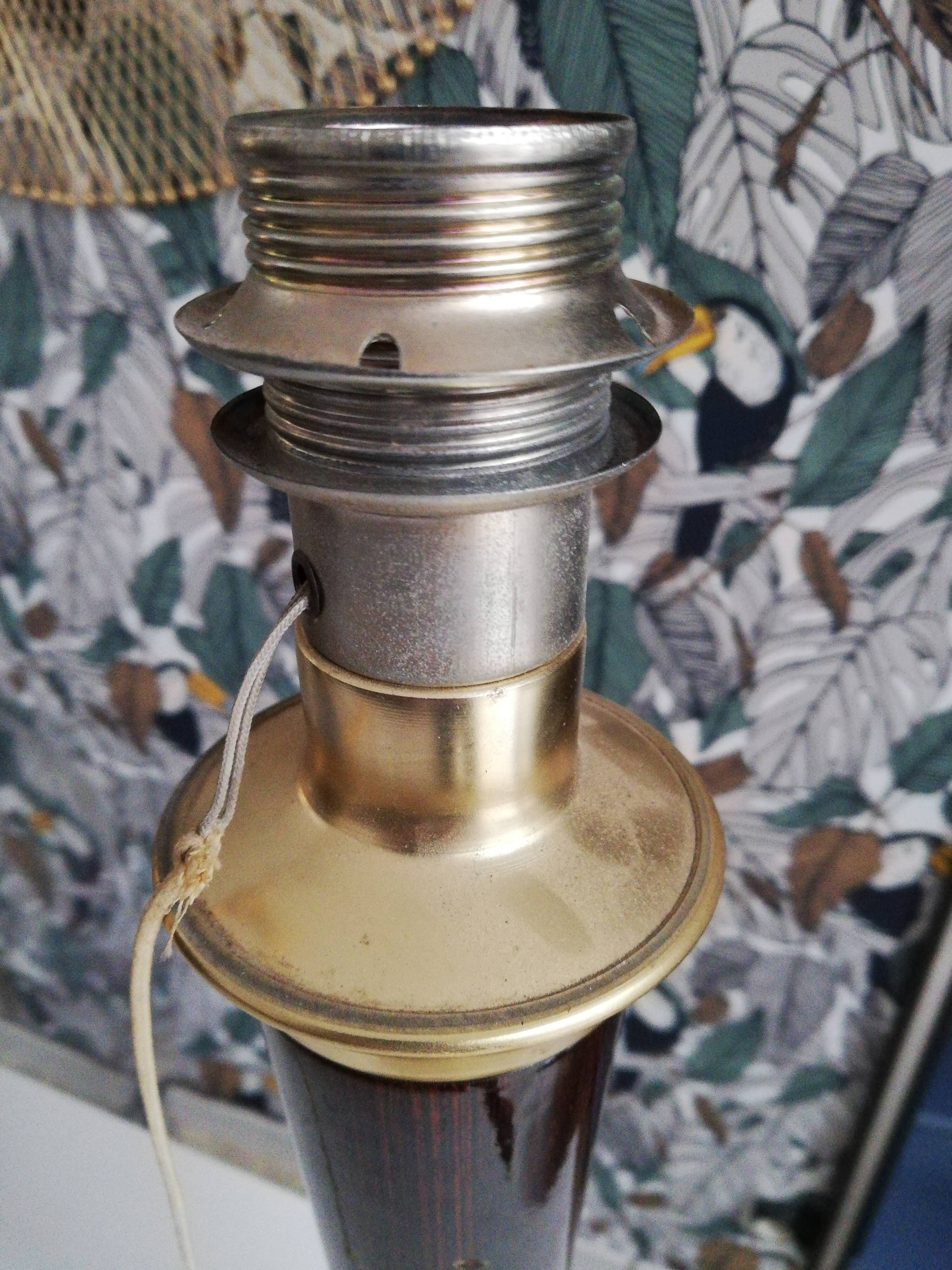 Lamp style art deco foot wood Mazda