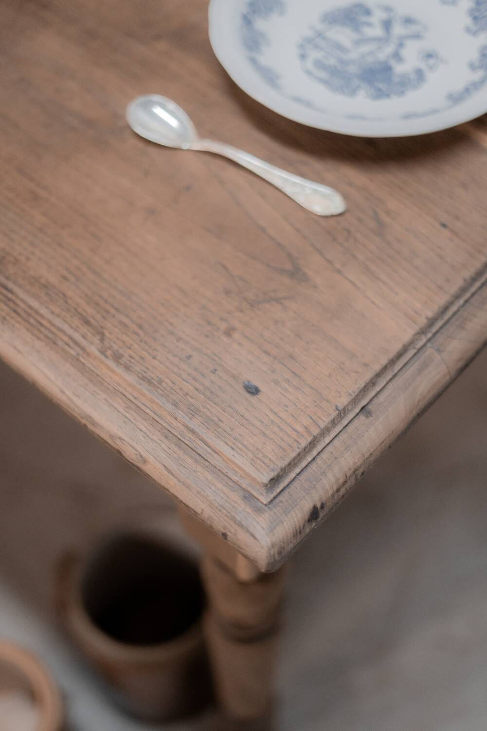 Renovated antique table