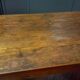 Table de ferme française antique en bois fruitier