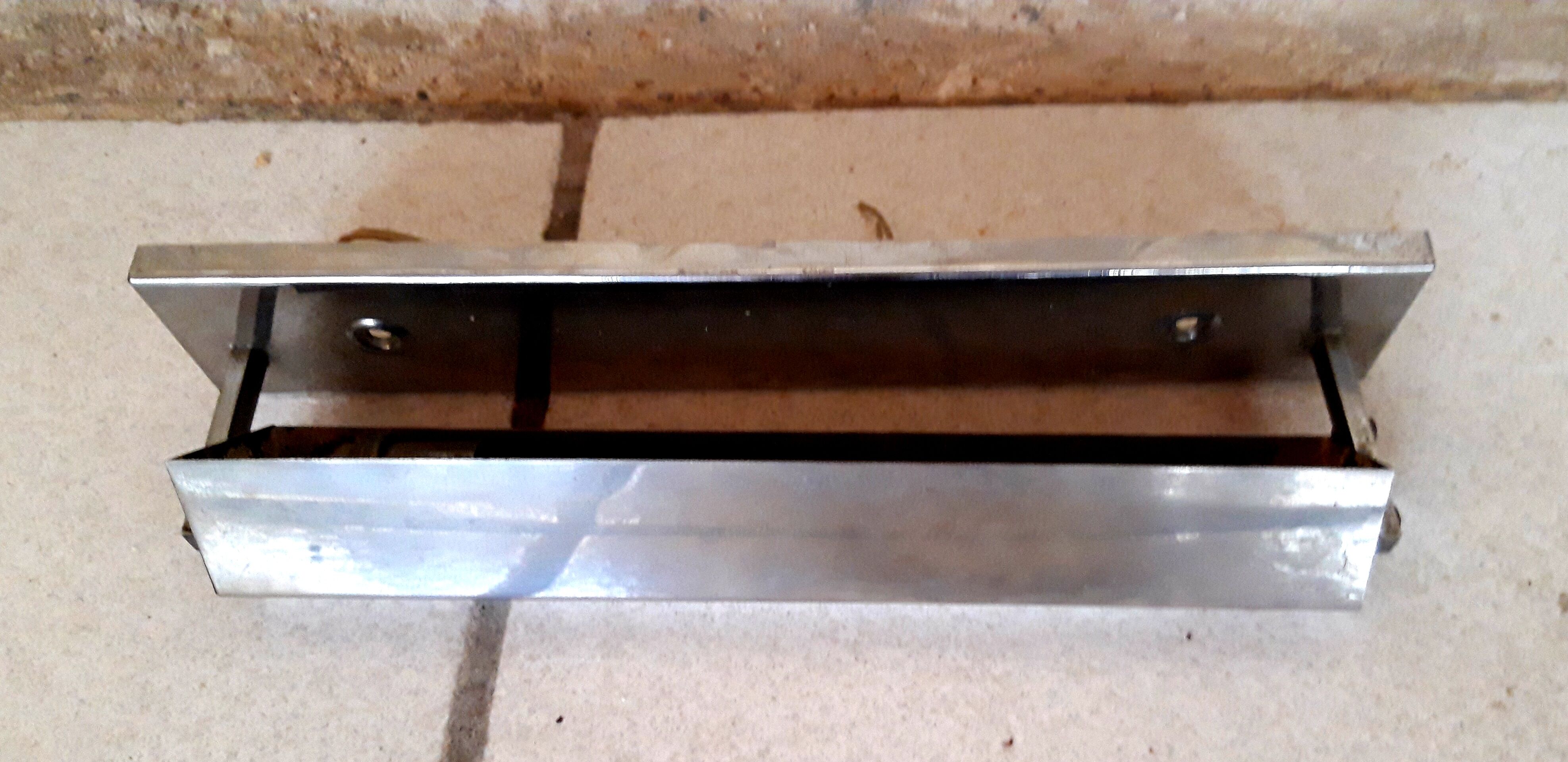 Art Deco chrome wall lamp