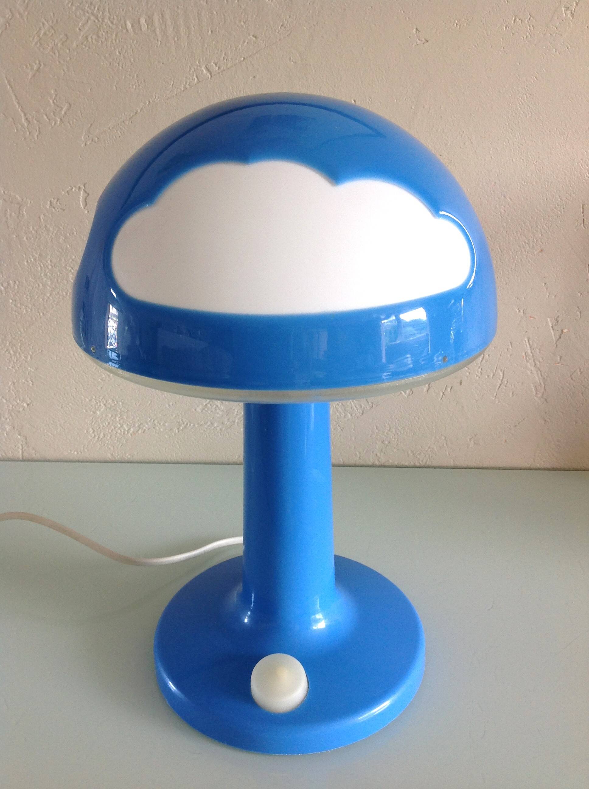 Blue Skojig cloud lamp by Ikea / vintage 80s-90s