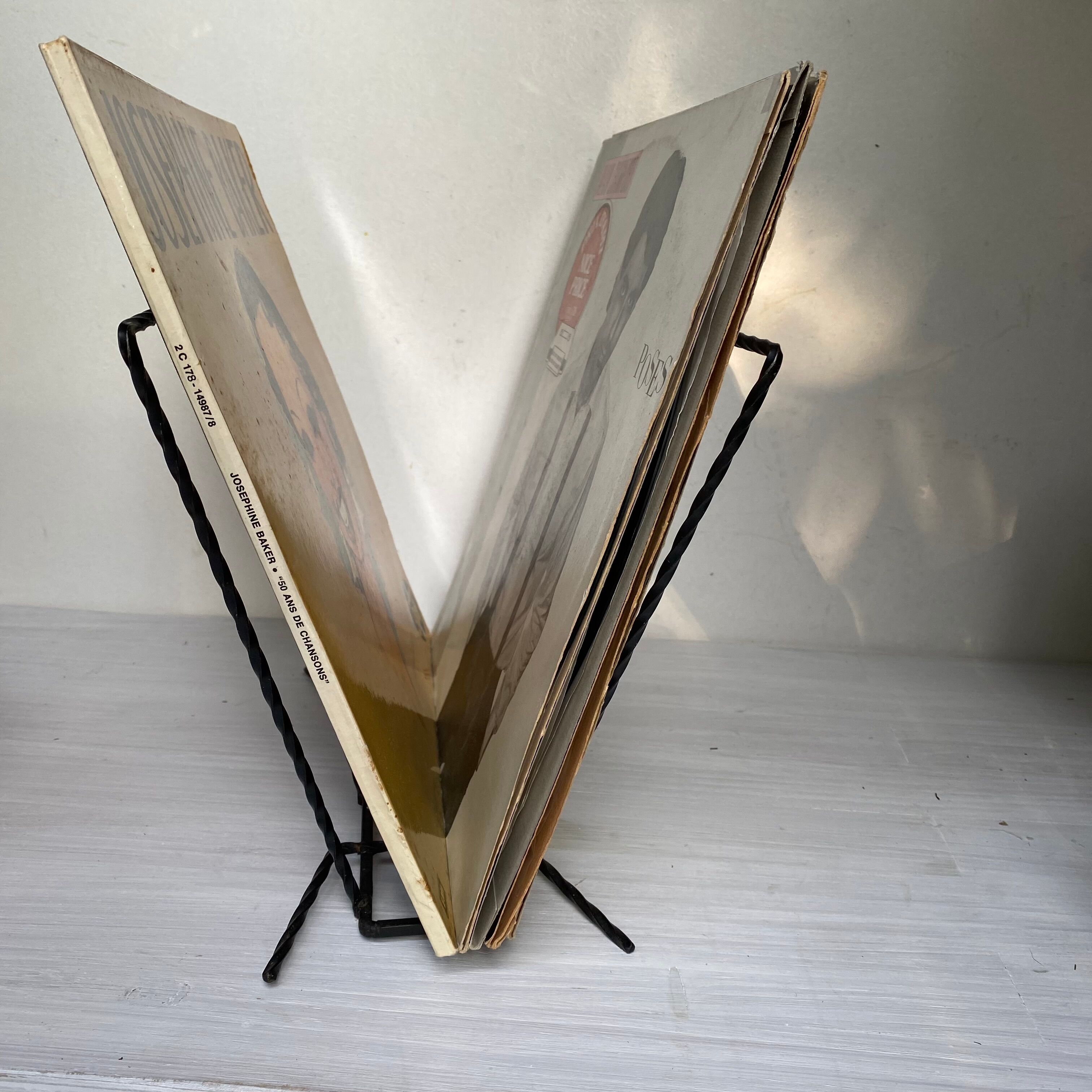 Vintage magazine holder
