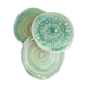 Lot de 7 assiettes Niderviller faïence vert céladon