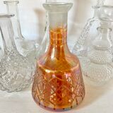 Overlay crystal decanter