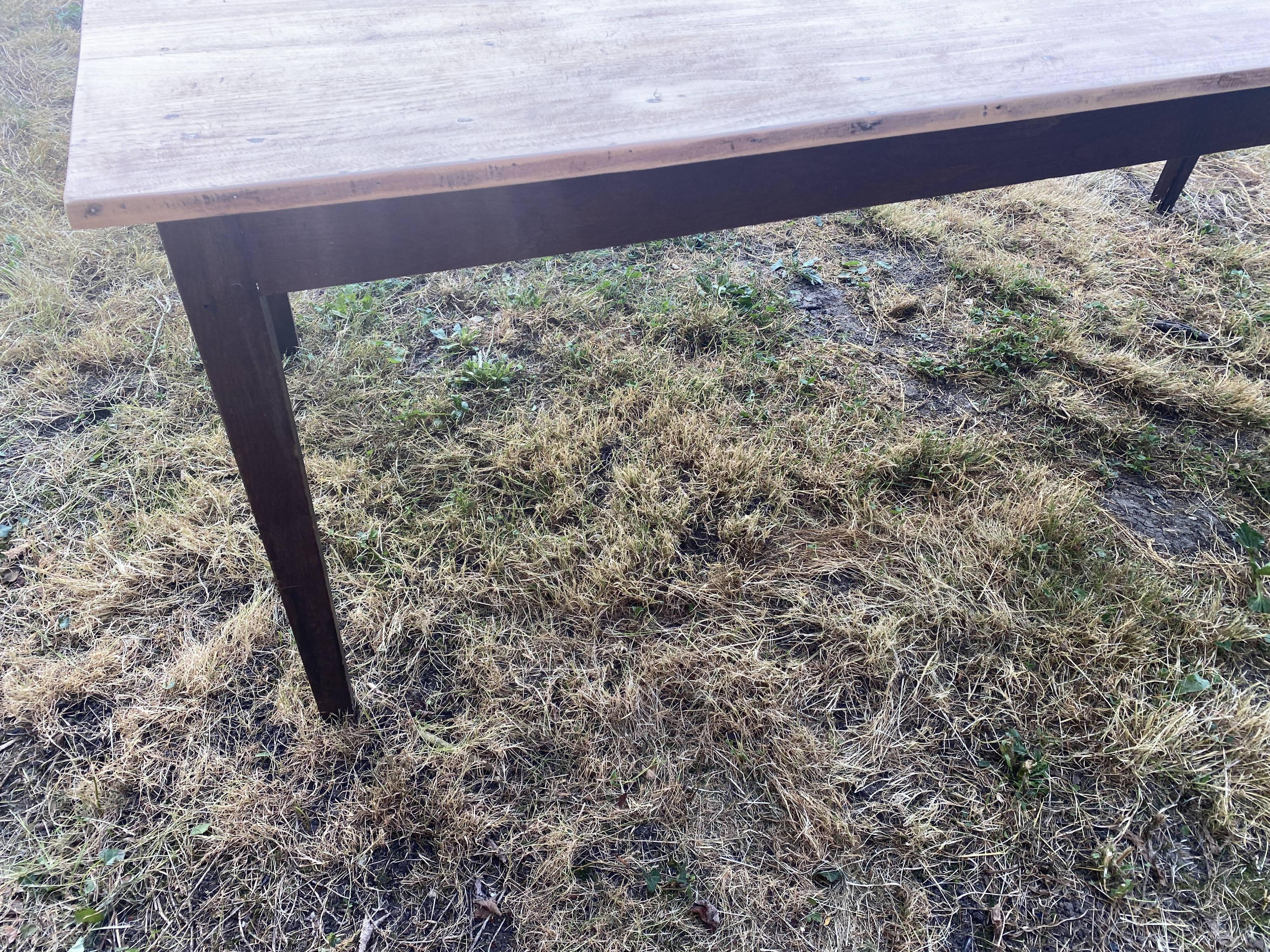 Oak farmhouse table