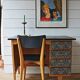 Bureau à casson avec chaise années 50/60