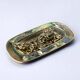 Abalone shell & alpaca tray, Mexico, circa 1970