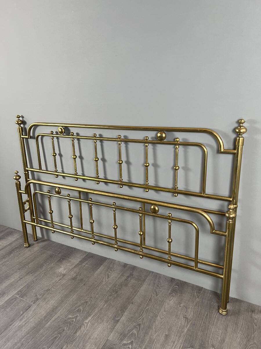Brass bed, 20th century