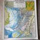 Ancienne carte scolaire : France, Nord-est, Hatier Kaeppelin.