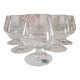 Set of 6 unstamped Saint-Louis cognac glasses, Tenareze model