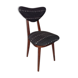 Chaise en tissu noir