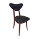 Chaise en tissu noir perennials dotty, europe, années 1960