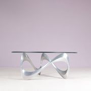 1970s Snake coffee table by Ronald Schmitt Germany
