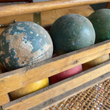 Vintage wooden ball game