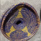 Magnificent handmade woven storage basket Height: 40/50 cm Ø: 30/50 cm