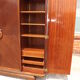 Mahogany wardrobe by Gaston Poisson art deco 1930