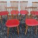 Set de 6 chaises Baumann en bois tourné
