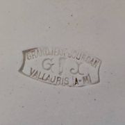 "Faux wood" dish Vallauris 60'