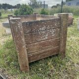 Wooden planter 100x62x59cm