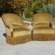 Fauteuils crapauds des années 1950s, les 2