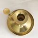 Copper hand candle holder called "cellar rat" Art Nouveau / Art Deco style