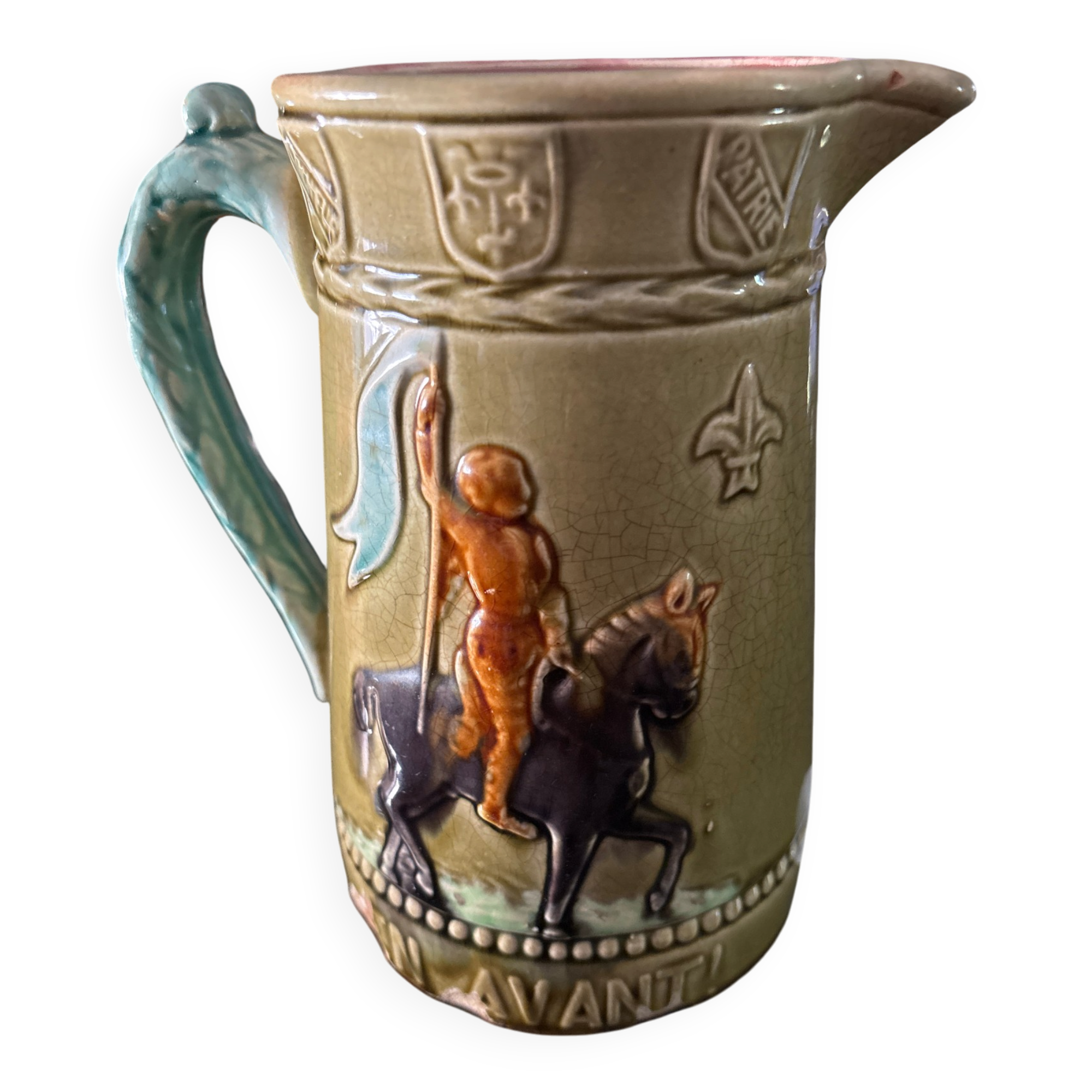 Jug in slipware