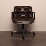 Executive office chair by Charles Pollock for Knoll - US - 1970's