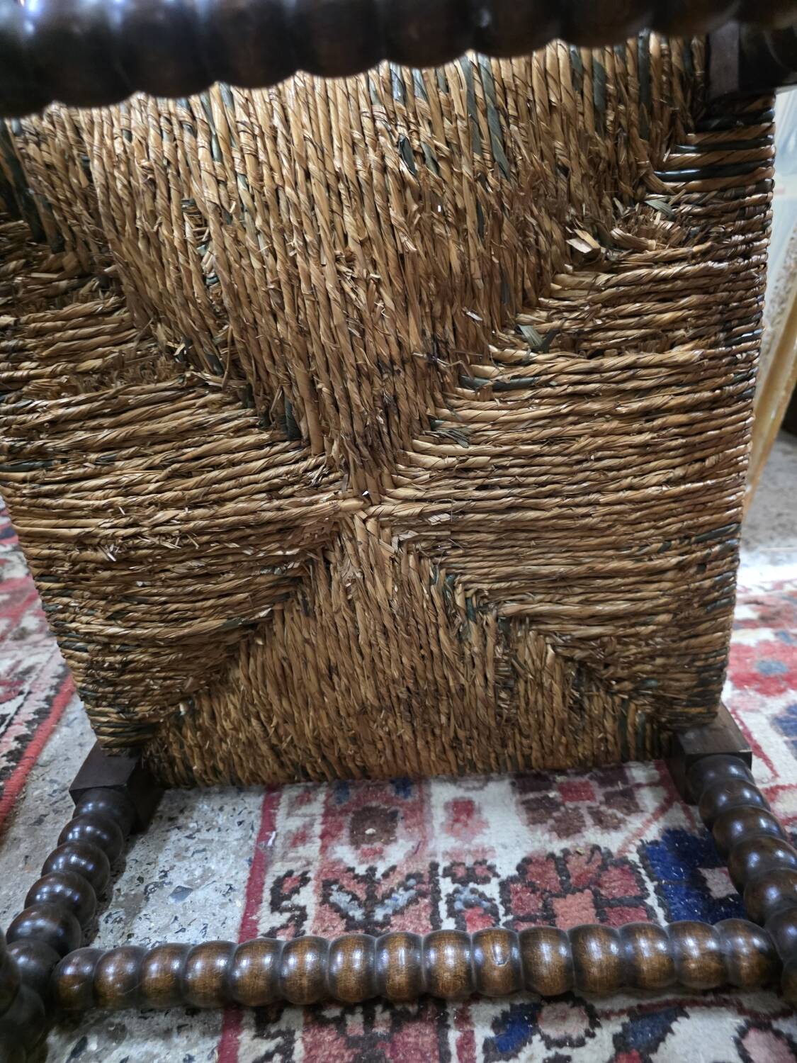 Fireplace corner armchair