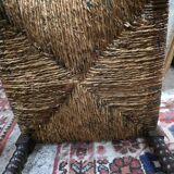 Fireplace corner armchair