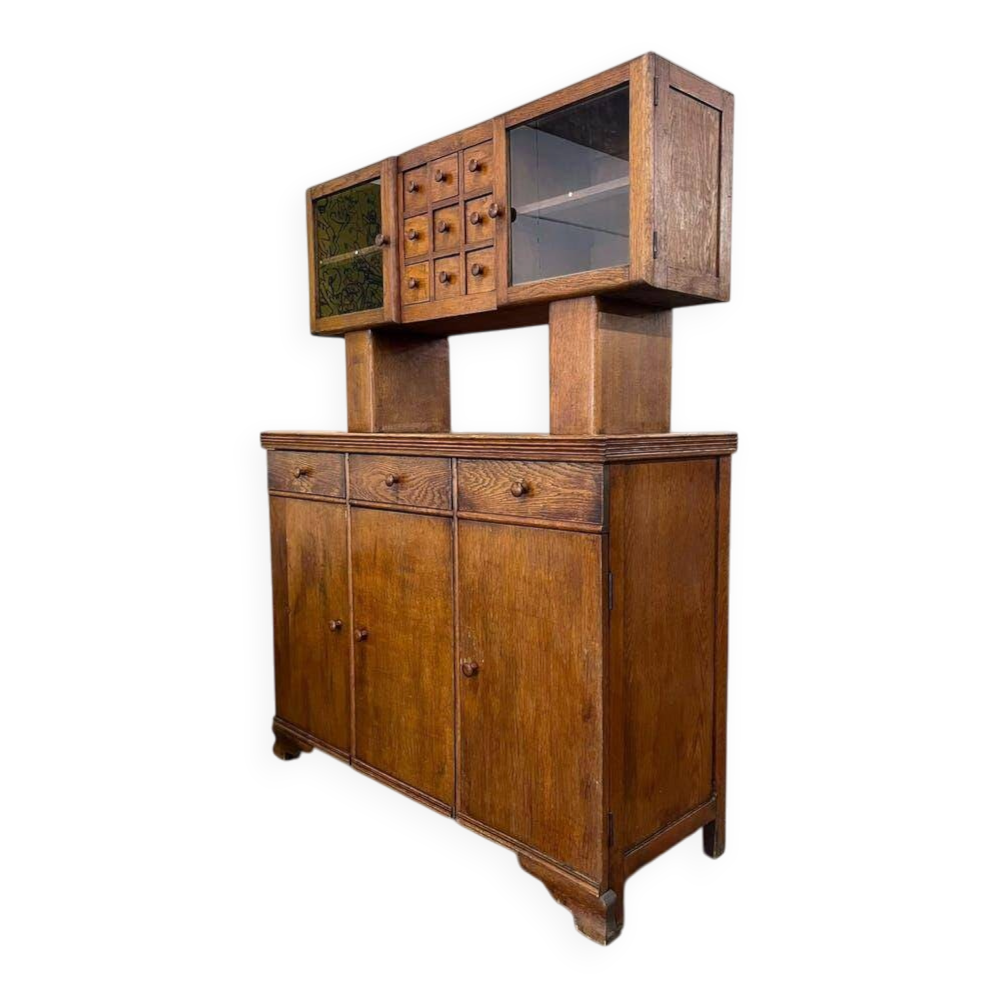 Vintage wooden display cabinet/sideboard/kitchen furniture