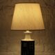 Table ceramic Inge Lise Koefoed, Denmark 1960's lamp