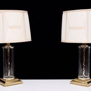 set Hollywood Regency Table Lamps 1970s