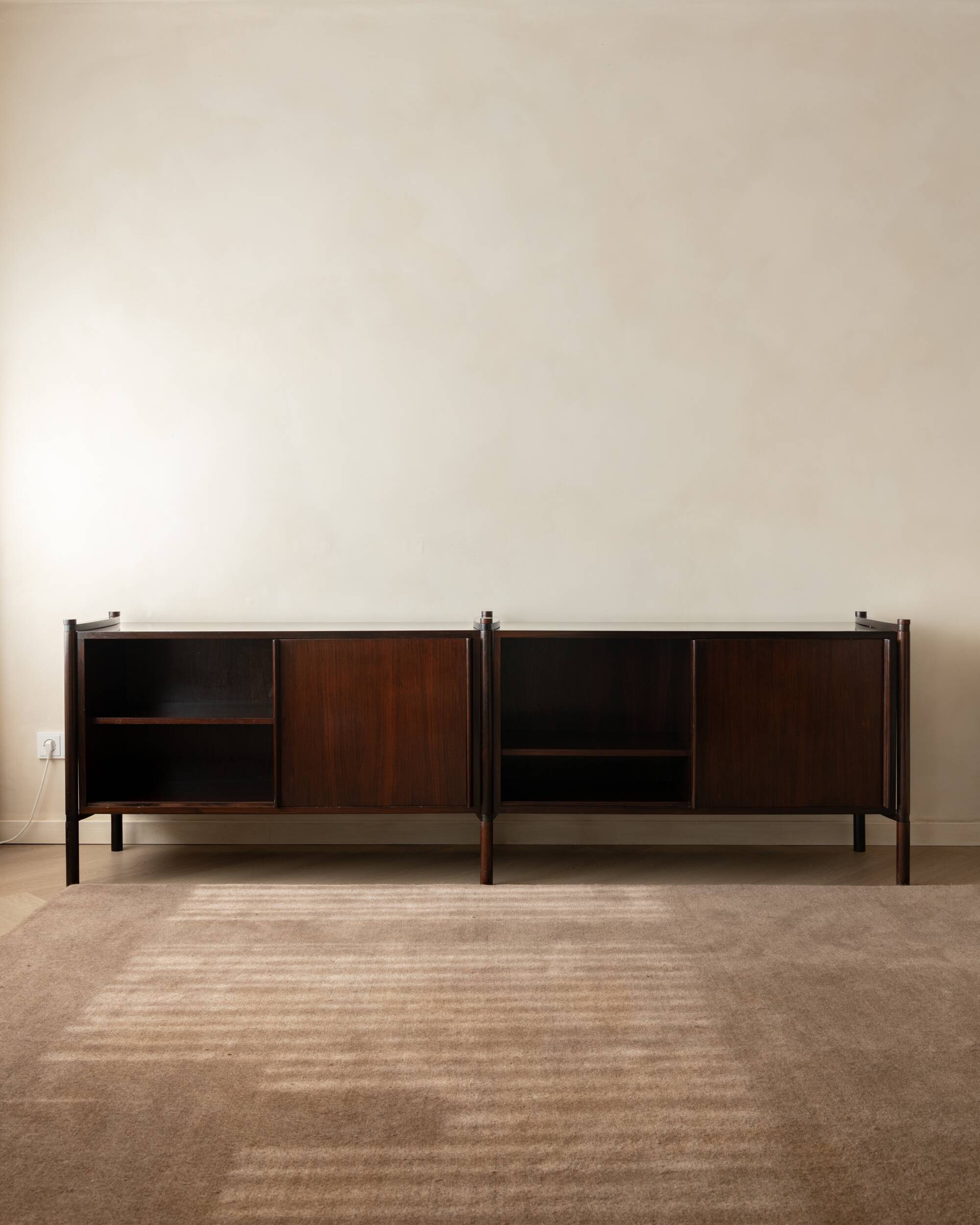 Rosewood Archimede Sideboard by Hirozi Fukuoh for Gavina, 1960s