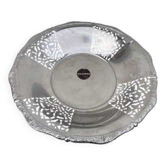 Alessi silver-plated metal bowl and basket