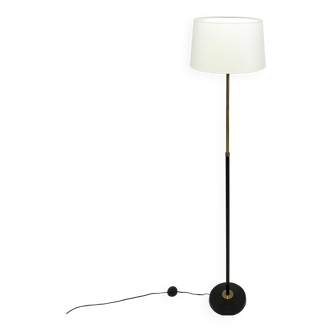 Monix floor lamp brass and black metal