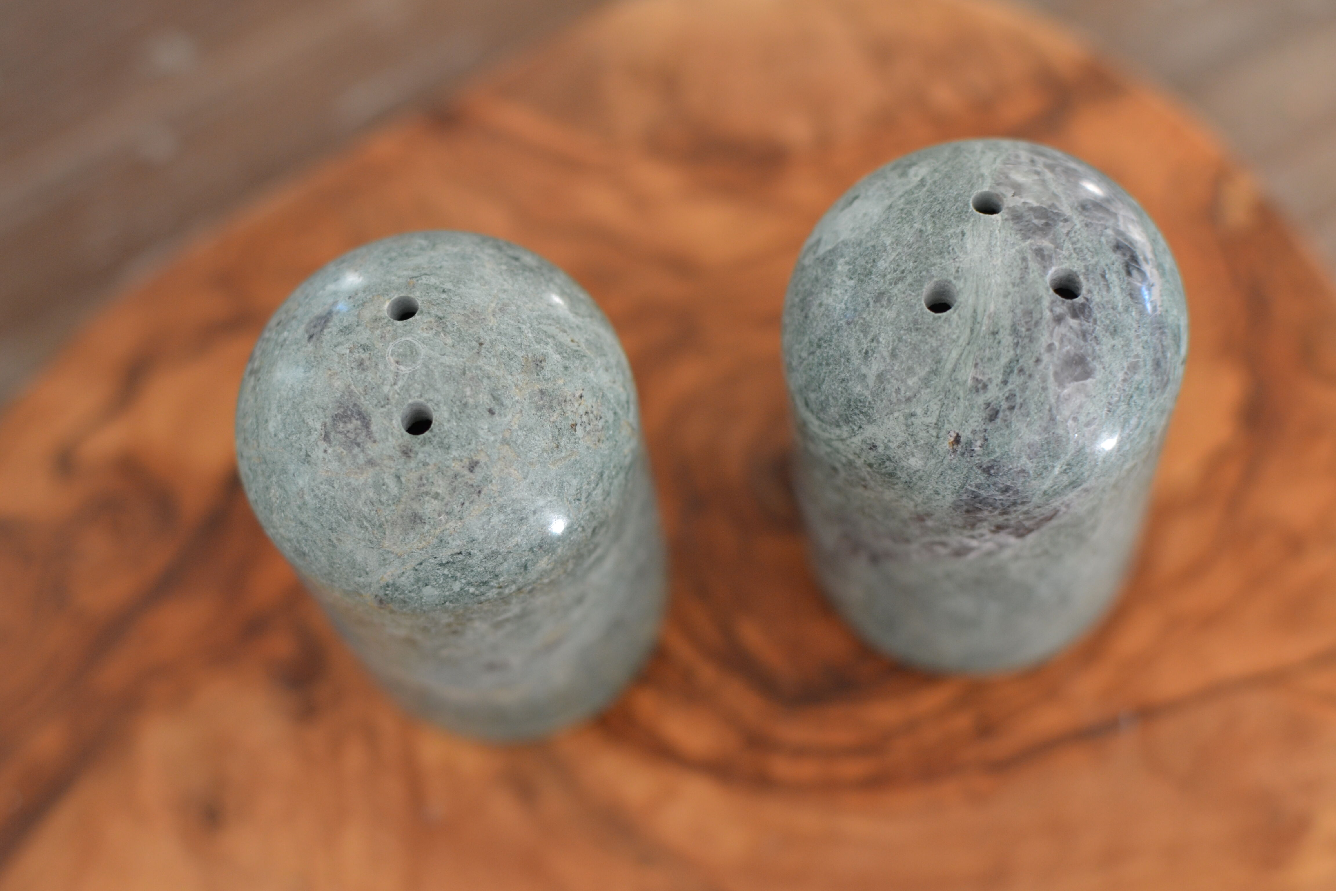 Marble salt and pepper shaker