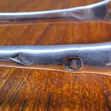 Sugar tongs or ice tongs in solid silver
