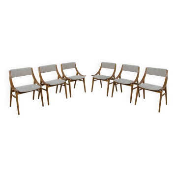 Ski Jumper Chairs from Zamojska, Poland, 1970s, Set of 6