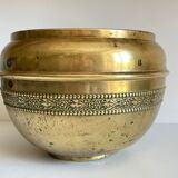 Cache-pot by Villedieu brass 70s/80s