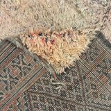 Vintage Moroccan Shaggy Rug from the Haouz region 1970