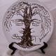 Vallauris ceramic plate, drawing by Jean Marais, 1970s