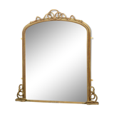 Victorian gilded wall mirror - 143x132cm