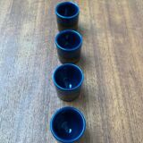 Verres à shots Brotzeit Studio Line allemands vintage en céramique de Rosenthal, lot de 4