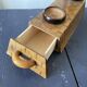 Lampe phare souvenir de Calais en bois