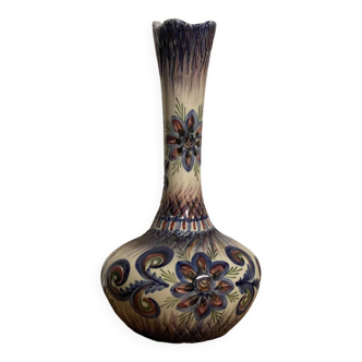 Colorful ceramic soliflore vase