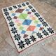 Tapis berbère marocain Costum - Tapis marocain en laine - Nouveau tapis Azilal - Style Beni ouarain
