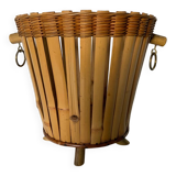 Rattan plant pot cover