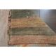 Striped Turkish Vintage Oushak Runner Handmade Wool Runner Rug 131x444