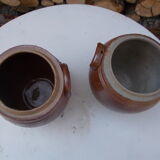 Sandstone pot duo