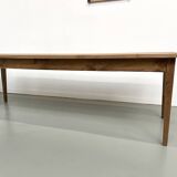 Ash table with spindle legs, solid beech and ash
